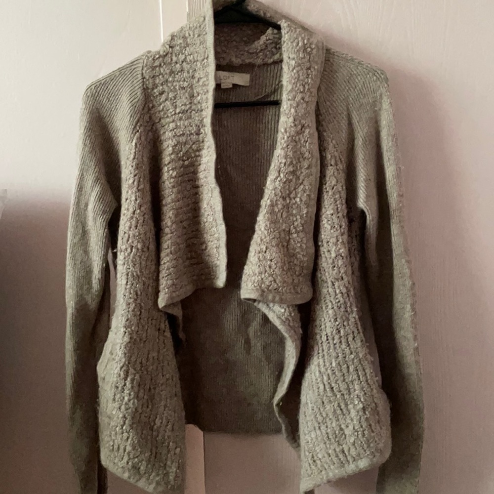 Loft Tan/ light brown cardigan size: xs